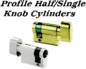 Profile half/ single knob cylinders