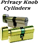 Profile privacy knob cylinders